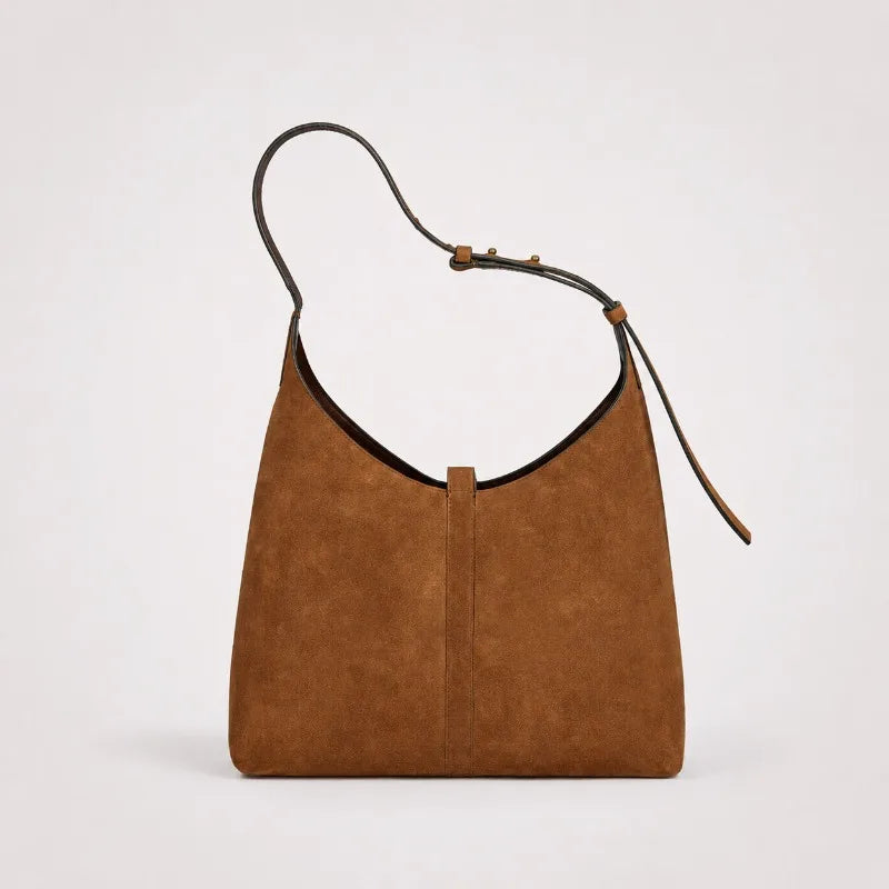 Elegant Fabric Crossbody Tote Bag