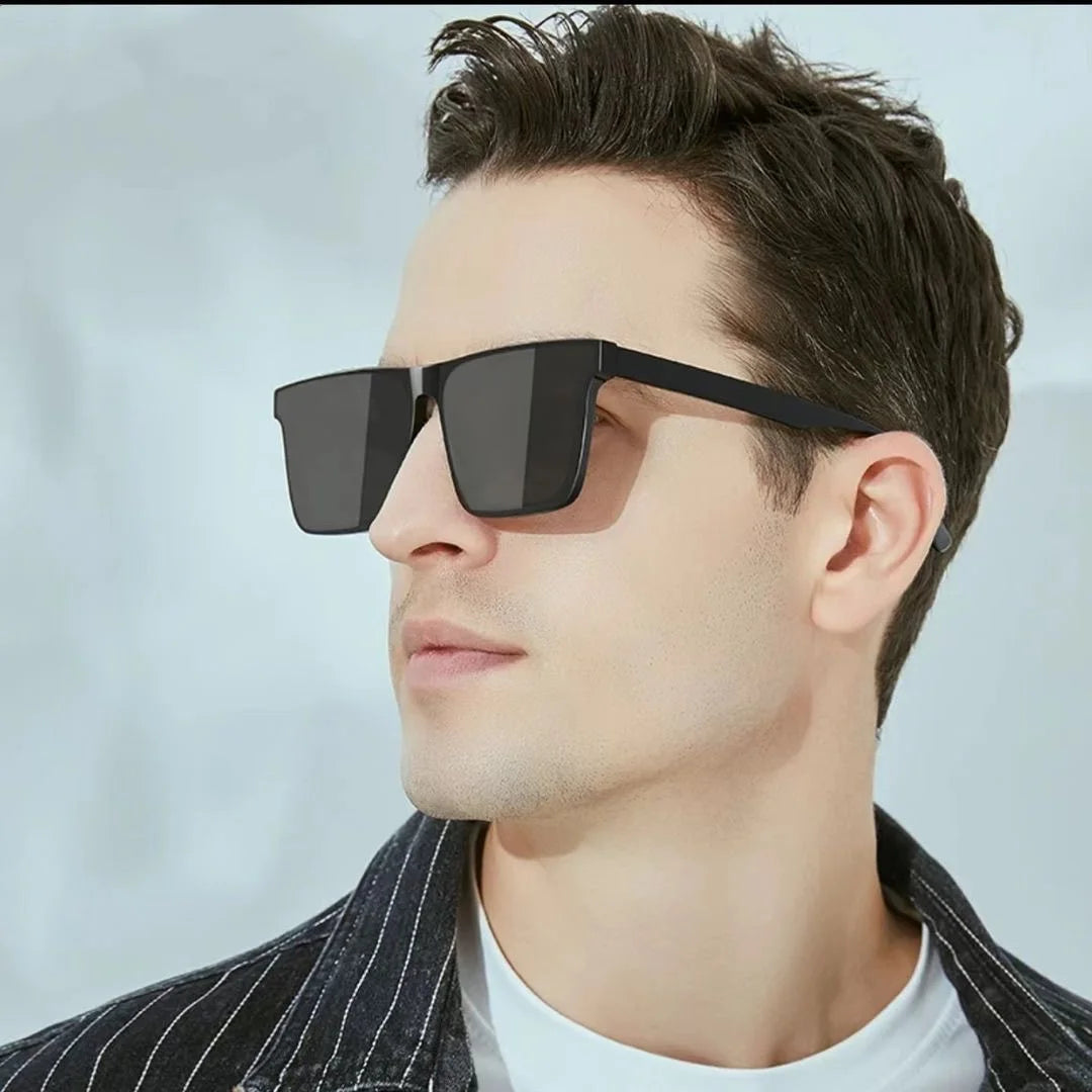Rectangle Mirror Sunglasses with TR-90 Frame