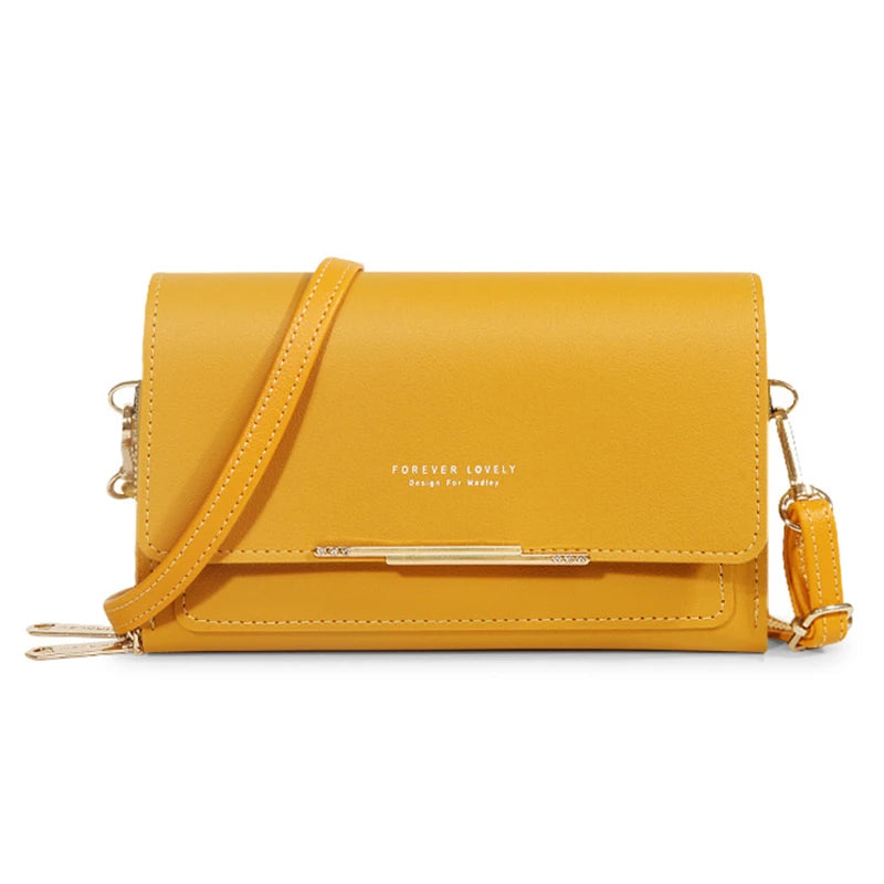 Korean Style Multi-Card Shoulder Bag Wallet for Women