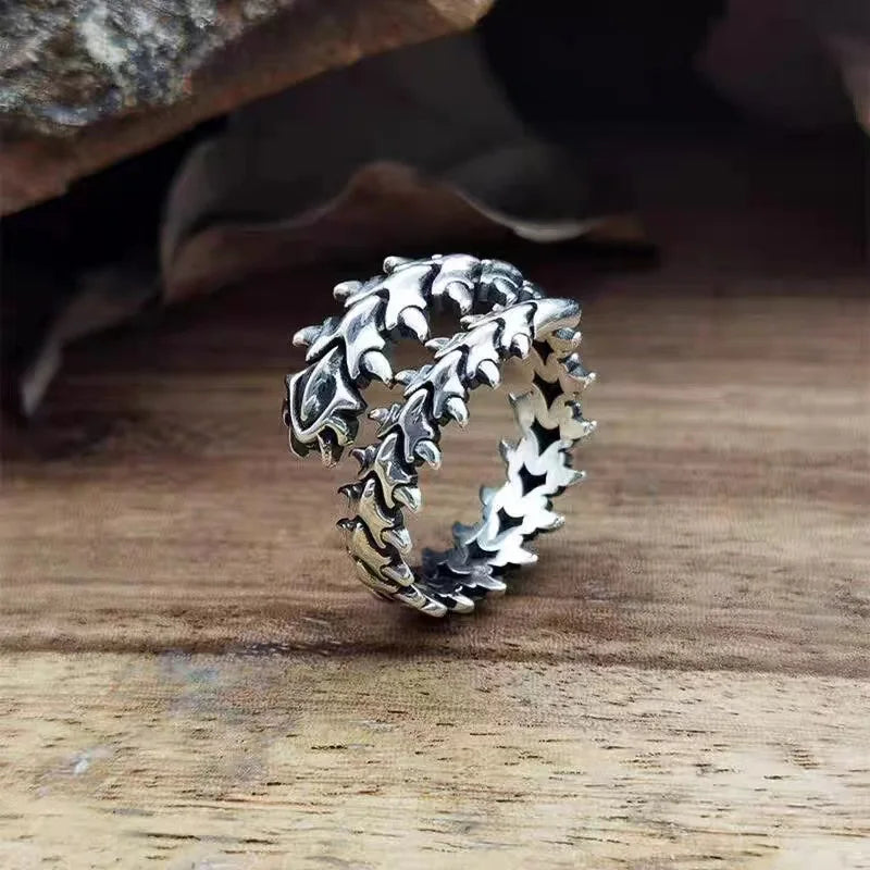 Adjustable Centipede Ring in Zinc Alloy