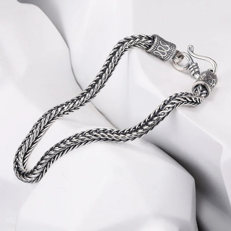 925 Sterling Silver Vintage Chain Bracelet