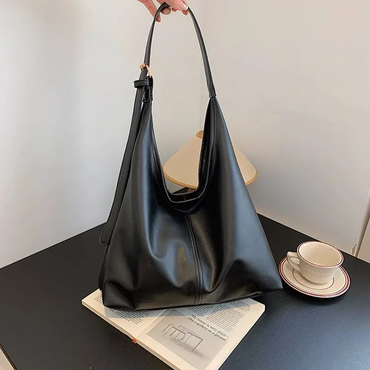 Structured PU Tote Bag for Women