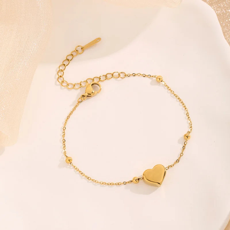 Stainless Steel Star Chain Bracelet for Women and Men