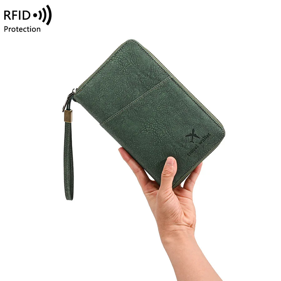 RFID Blocking Passport Holder & Travel Document Organizer