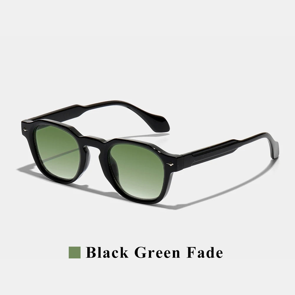 Unisex Retro Round Polycarbonate Fashion Sunglasses