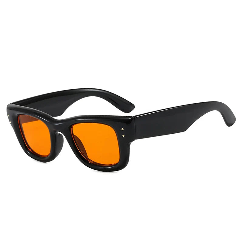 Unisex Square Polycarbonate Fashion Sunglasses