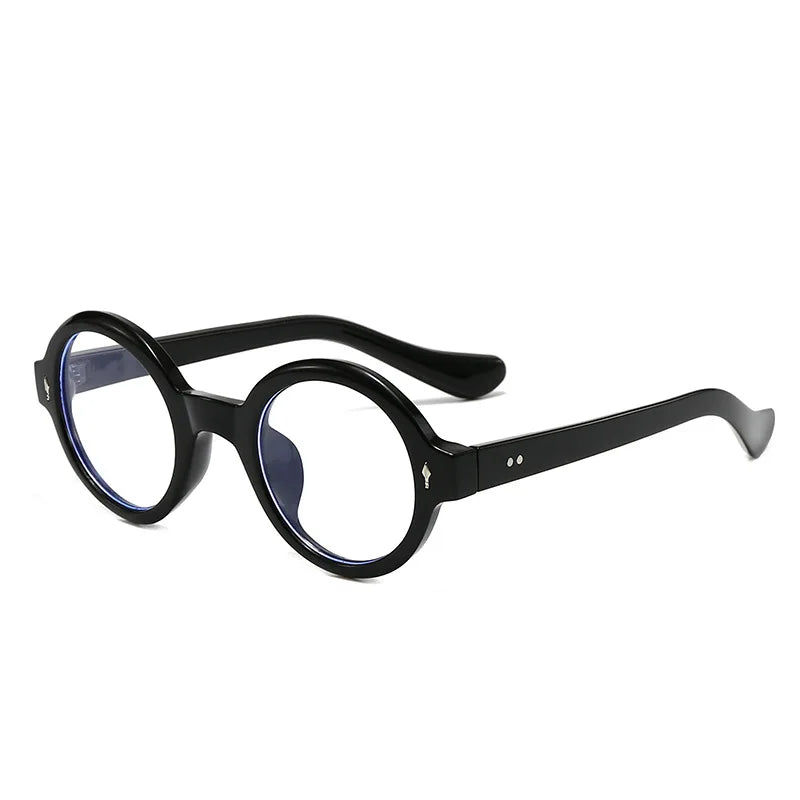 Retro Round Fashion Eyeglasses