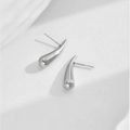 Water Drop Chili Stainless Steel Earrings for Women
