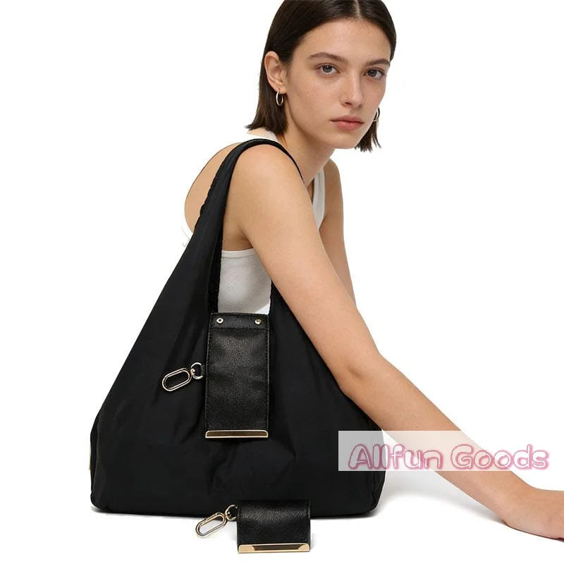 Waterproof PVC Keychain Tote Bag for Women | Foldable Reusable