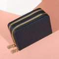 Lychee Pattern Large Capacity Short Zipper Purse for Women