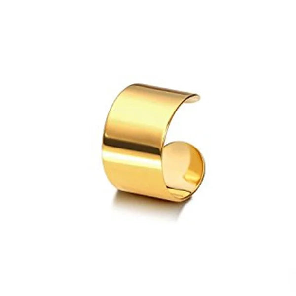 Geometric Stainless Steel Non-Piercing Ear Cuff