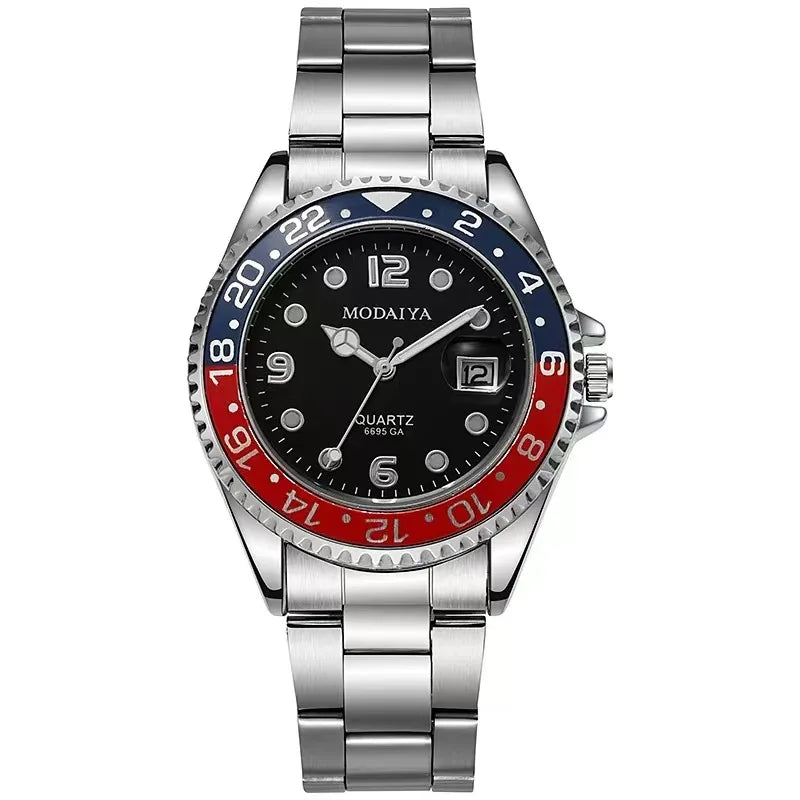 Men's Quartz Watch with Silicone Strap