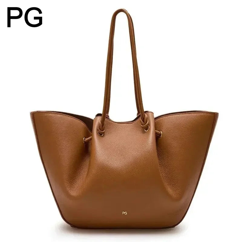Pebbled PU Tote Bag for Women