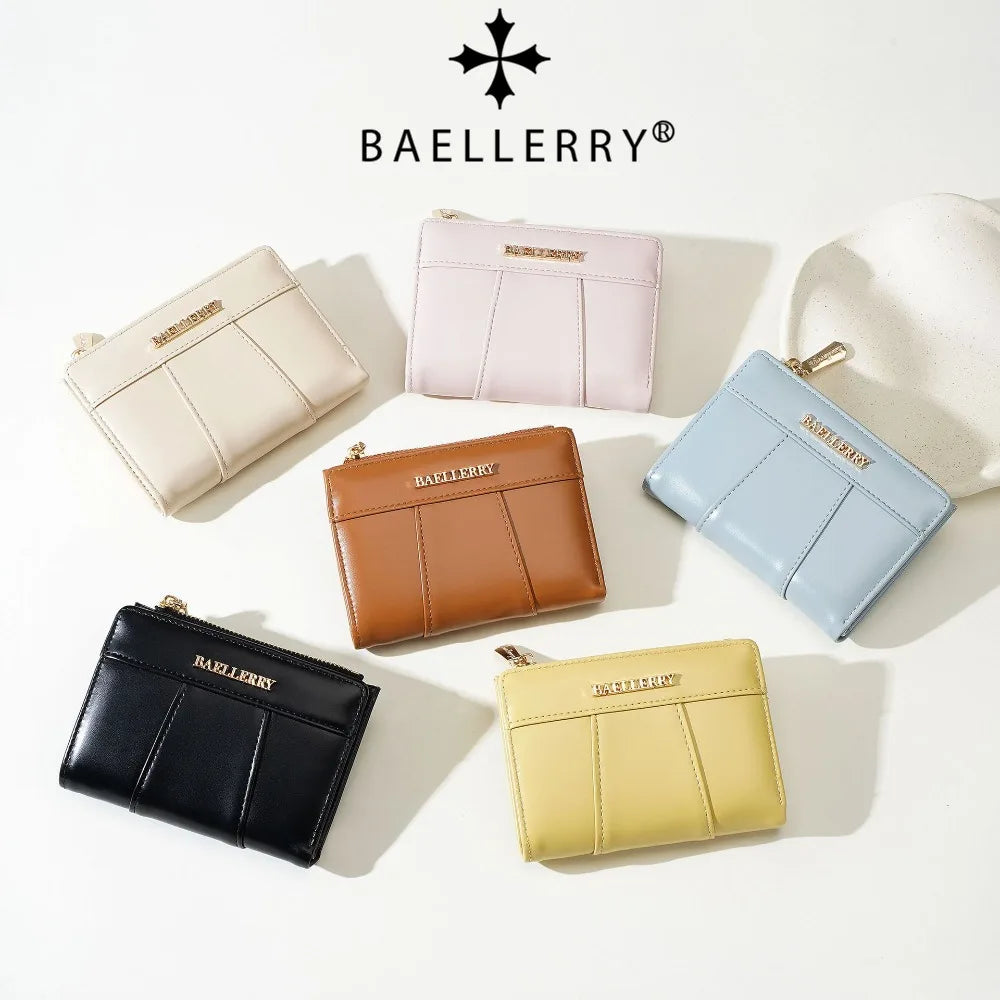 Baellerry Solid Colour Mini Coin Purse & Card Holder