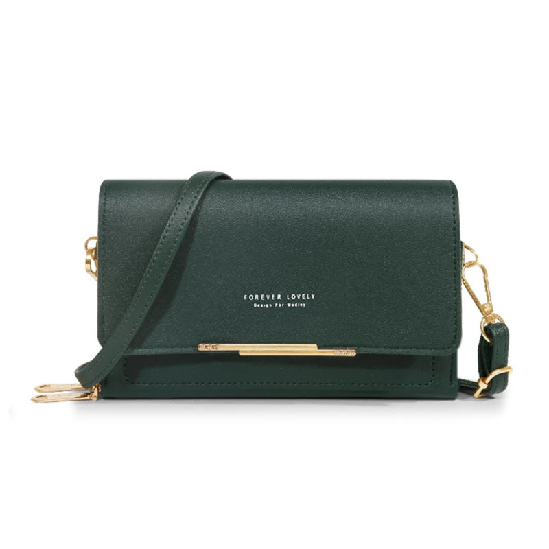 Korean Style Multi-Card Shoulder Bag Wallet for Women