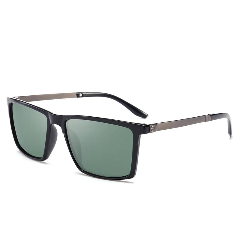 Men's Retro Square Polarized Sunglasses