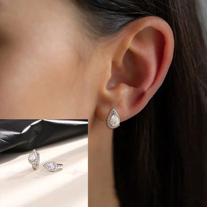 925 Sterling Silver Bow Knot Ear Clip for Women — No Piercing