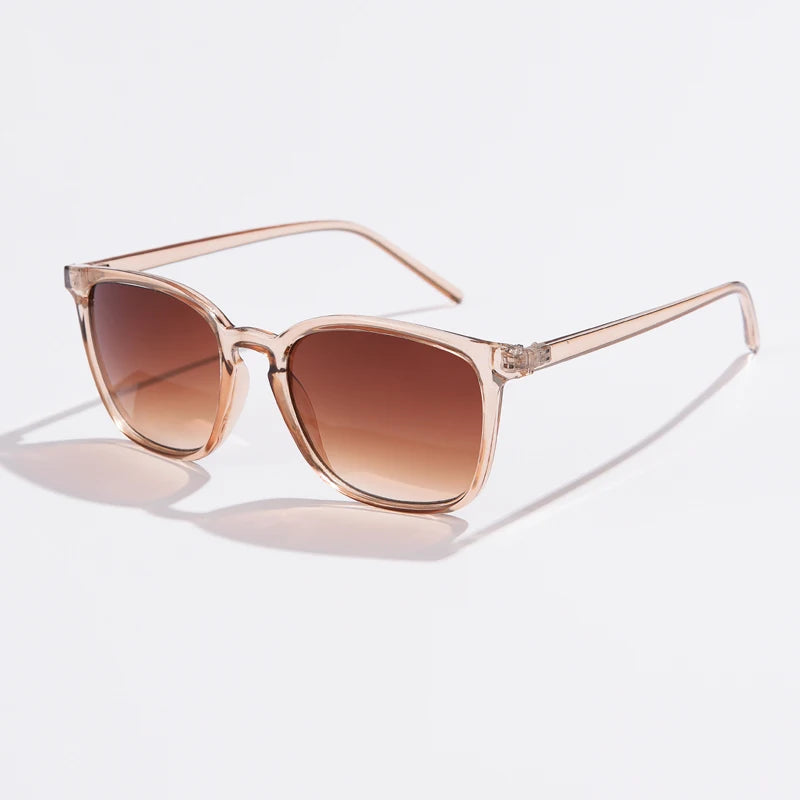 Retro Rectangle Acetate Sunglasses
