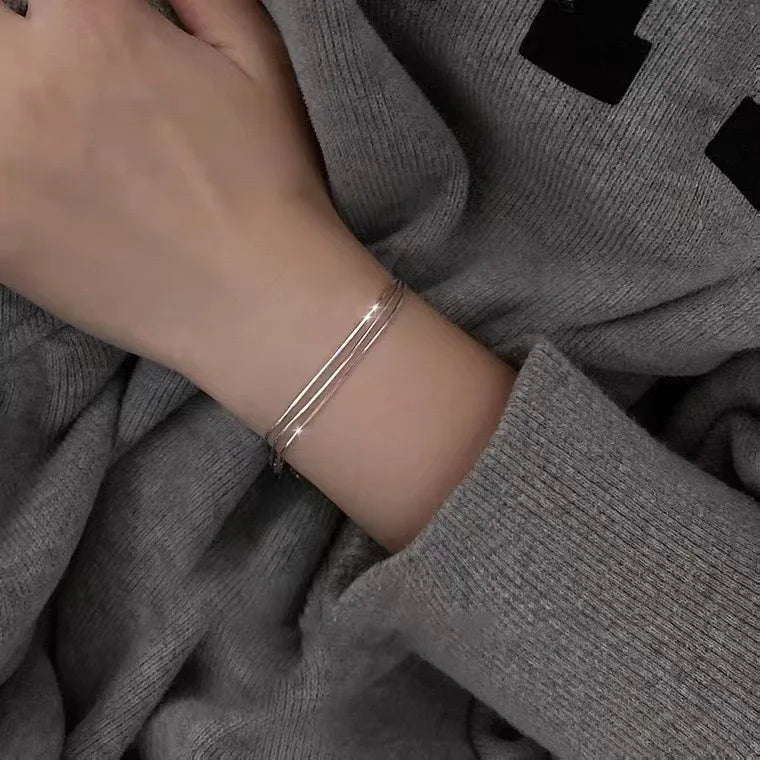 Korean Multi Layer Coil Adjustable Bracelet for Women