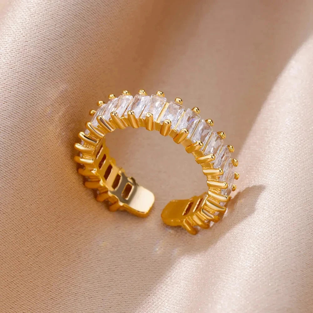 Classic Never-Fade Couple Ring | 18K Gold Plated Stainless Steel