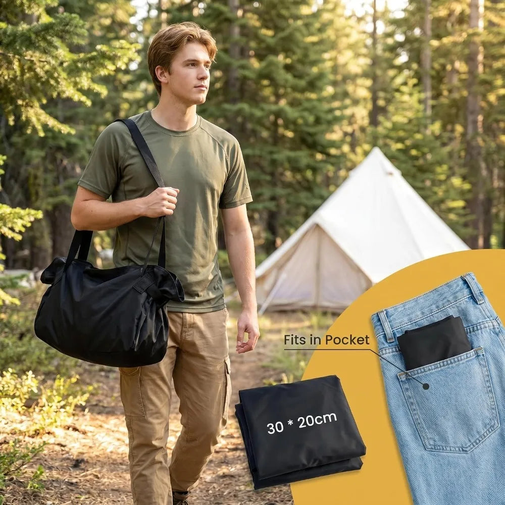2-in-1 Convertible Tote Bag & Picnic Mat | Waterproof Foldable