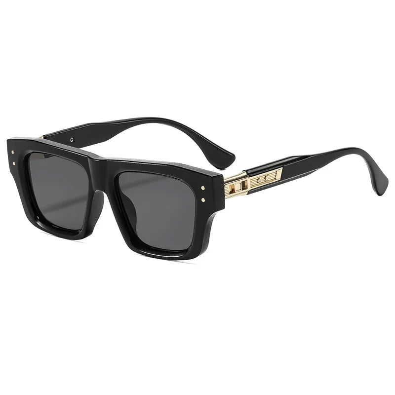Unisex Retro Square Travel-Style Sunglasses