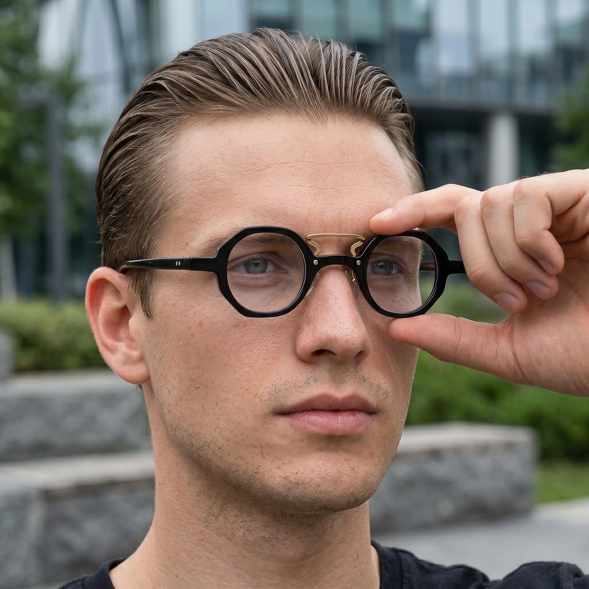 Unisex Retro Geometric Fashion Eyeglasses