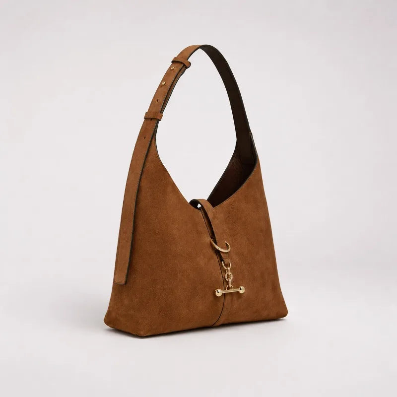 Elegant Fabric Crossbody Tote Bag