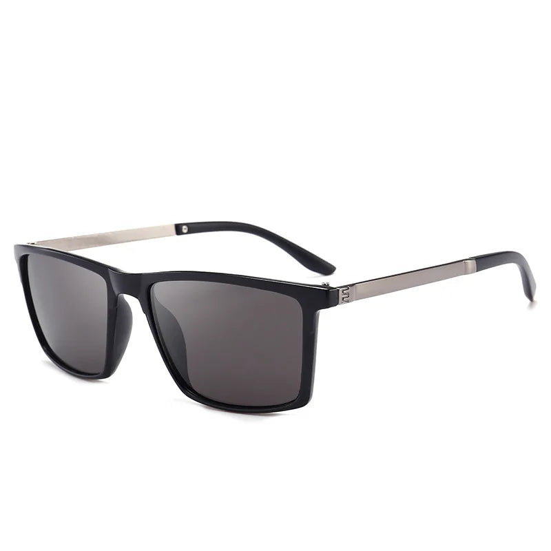 Men's Retro Square Polarized Sunglasses