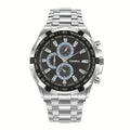 Men's Dress Quartz Watch with Alloy Bracelet
