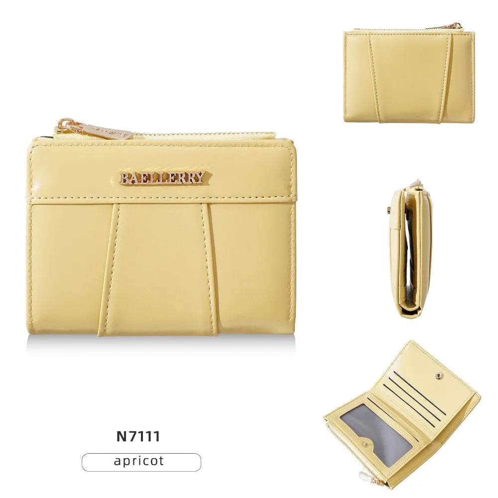 Baellerry Solid Colour Mini Coin Purse & Card Holder