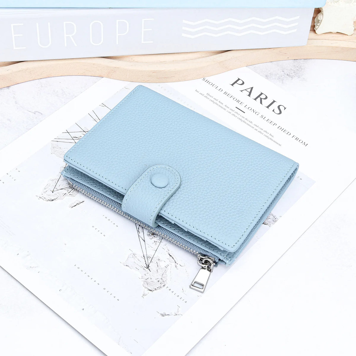 Multi-Slot Card Holder with Coin Purse For Women