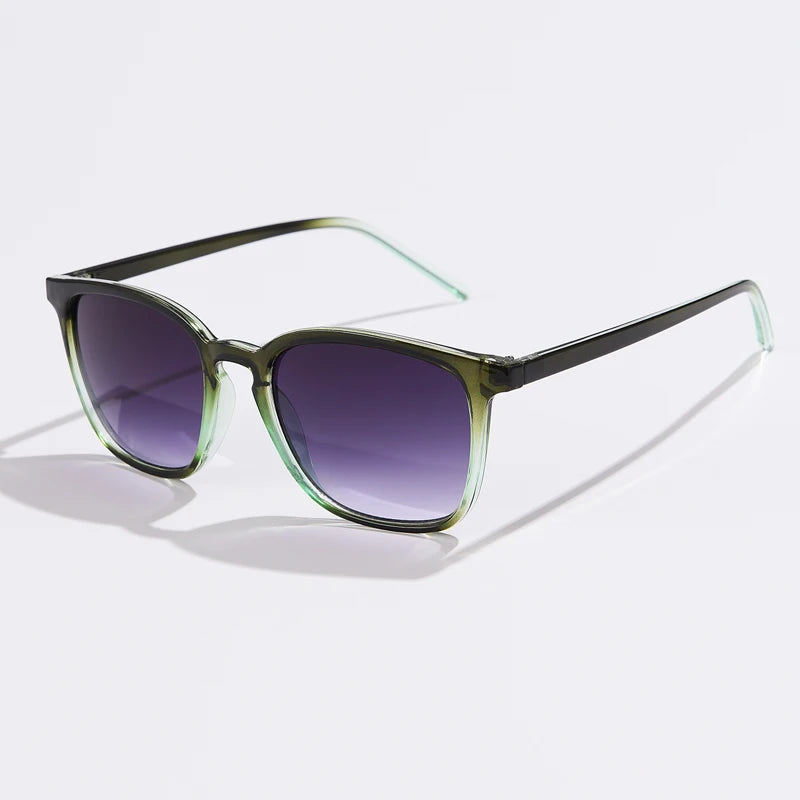 Retro Rectangle Acetate Sunglasses