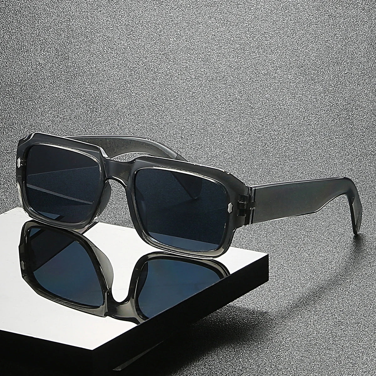 Retro Rectangle Fashion Glasses