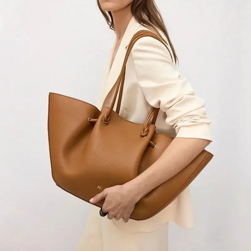 Pebbled PU Tote Bag for Women