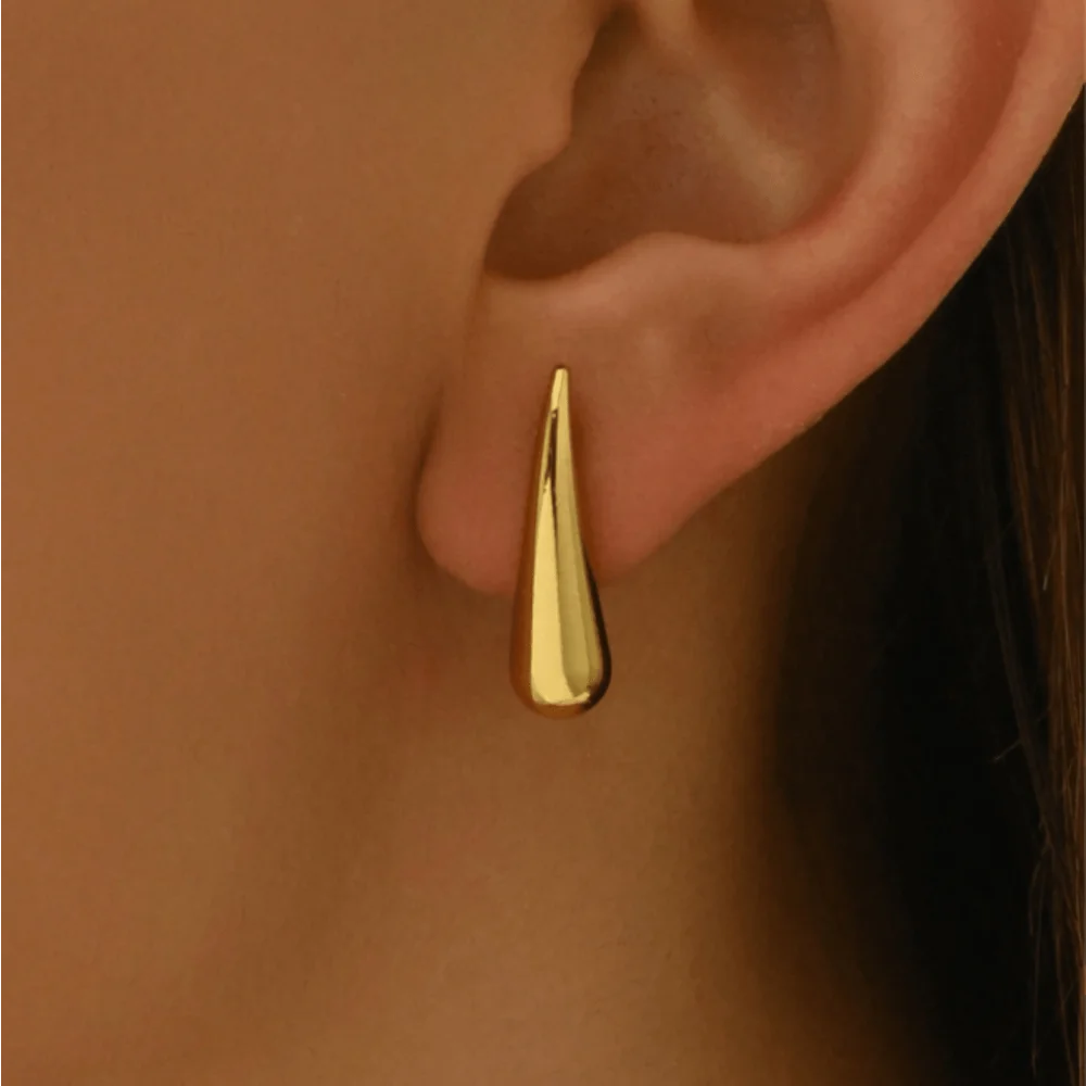 Water Drop Chili Stainless Steel Earrings for Women