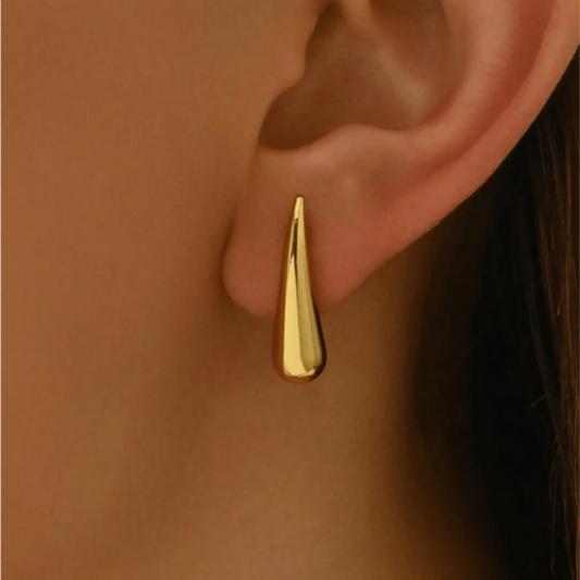 Water Drop Chili Stainless Steel Earrings for Women