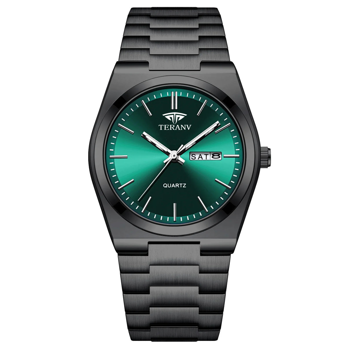 Men's Minimalist Quartz Watch with Alloy Bracelet