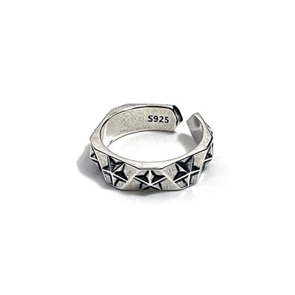 925 Sterling Silver Star Ring for Women