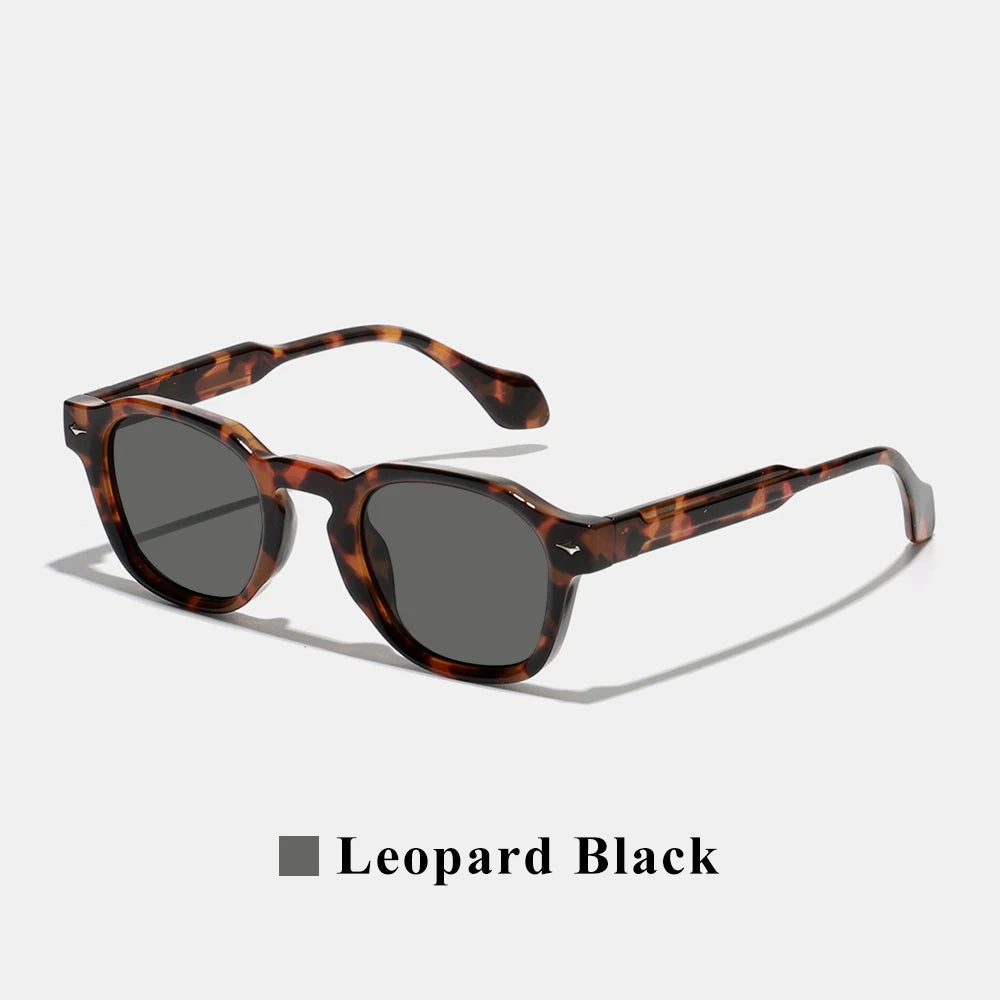 Unisex Retro Round Polycarbonate Fashion Sunglasses