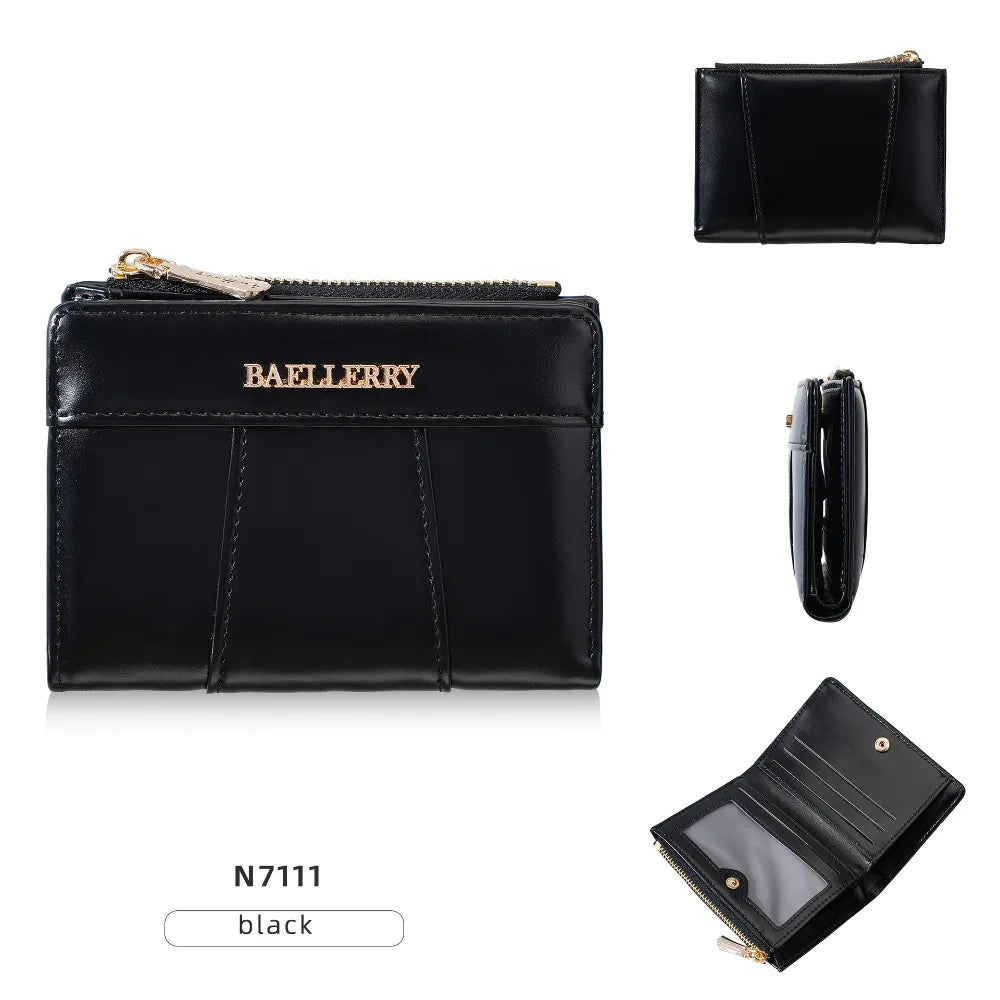 Baellerry Solid Colour Mini Coin Purse & Card Holder