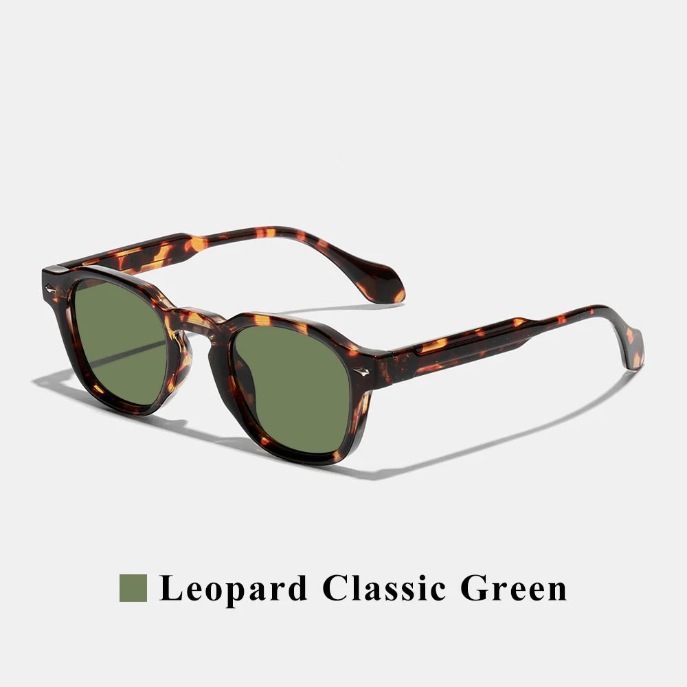 Unisex Retro Round Polycarbonate Fashion Sunglasses