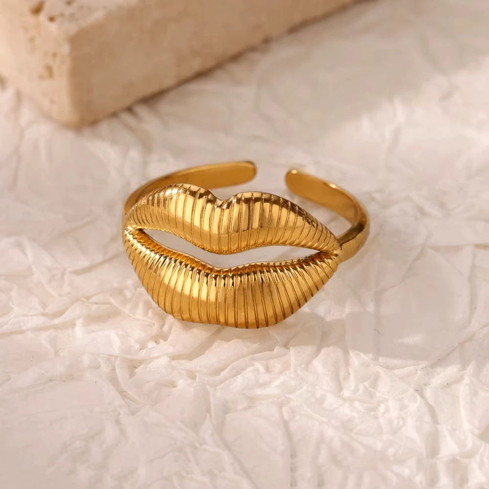 Evil Eye Zircon Adjustable Ring for Women | Luxury 18K Gold Plated