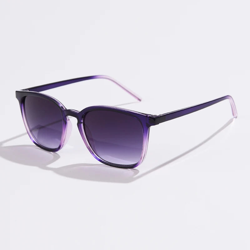 Retro Rectangle Acetate Sunglasses