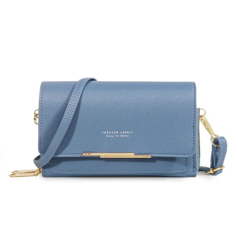 Korean Style Multi-Card Shoulder Bag Wallet for Women
