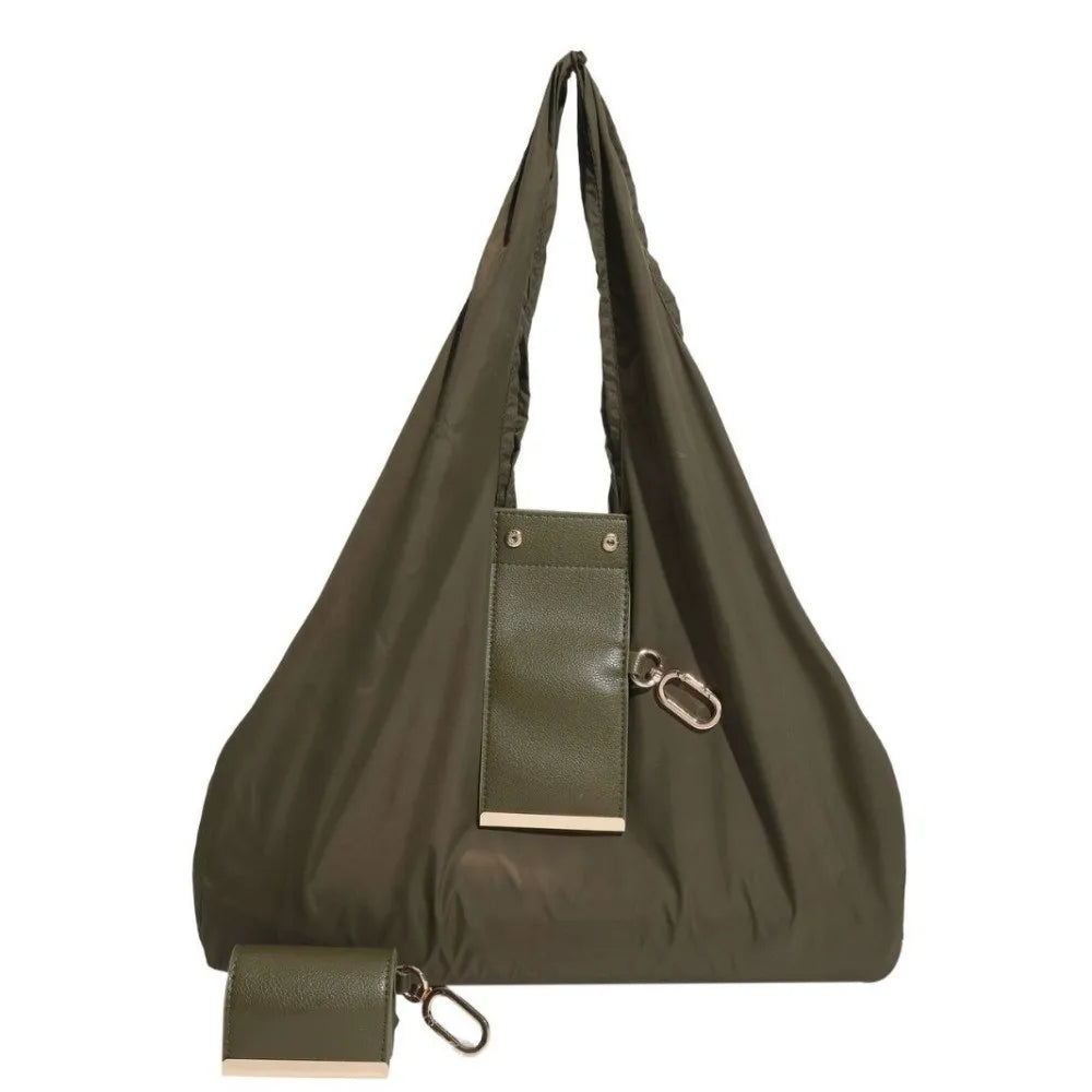 Reusable Mini Keychain Tote Bag | Foldable Lightweight
