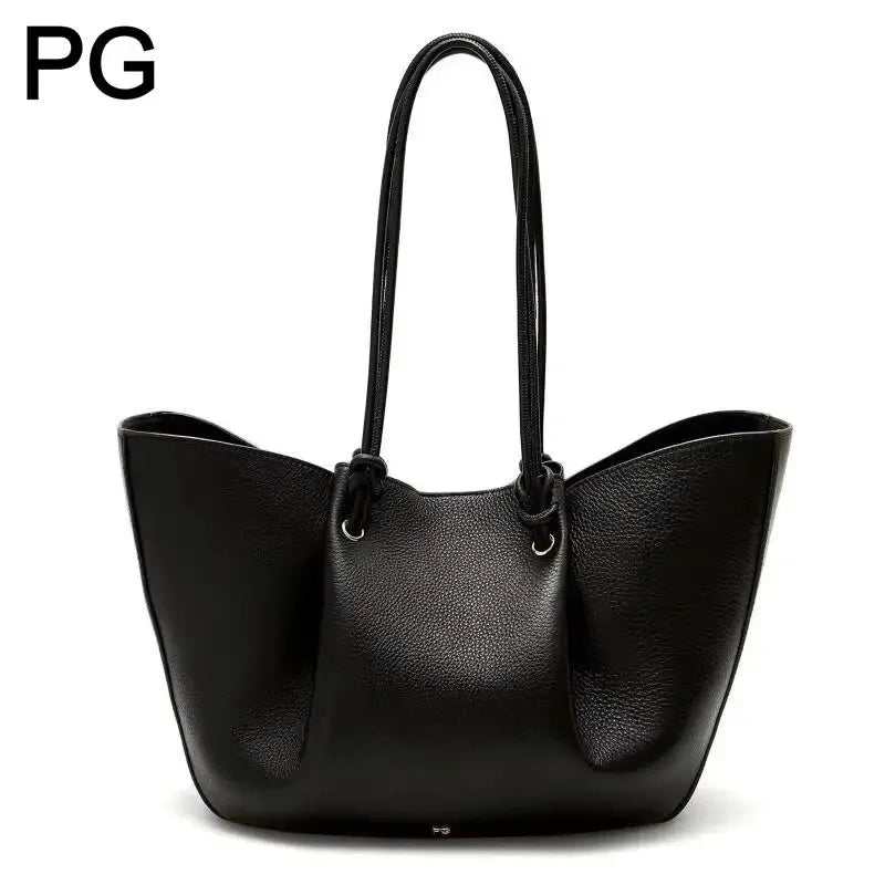 Pebbled PU Tote Bag for Women