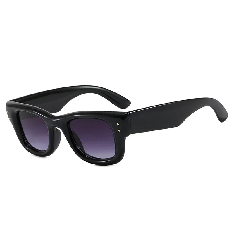 Unisex Square Polycarbonate Fashion Sunglasses