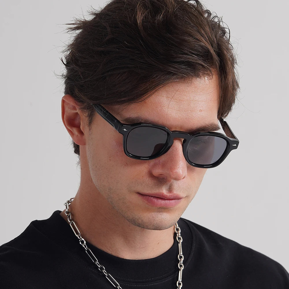 Unisex Retro Round Polycarbonate Fashion Sunglasses
