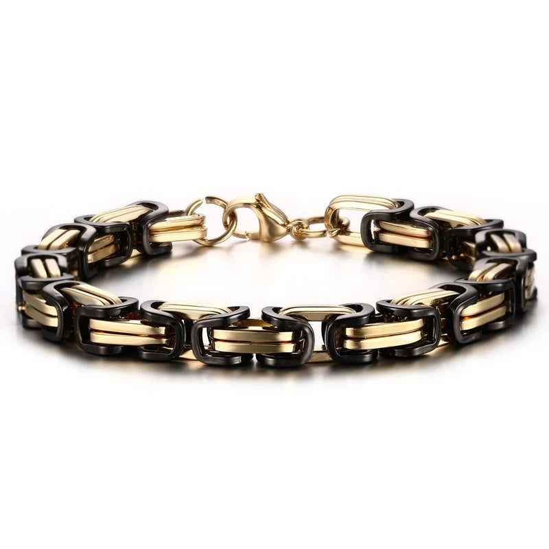 Byzantine Stainless Steel Chain Bracelet